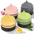 thumbnail image 1 of Set de mascarillas faciales de arcilla SHVYOG, cúrcuma, vitamina C, té verde, 1 of 9