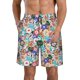 thumbnail image 1 of Balery Colored Casino Chips Traje de Baño Estilo Hawaiano para Hombre, Shorts de Secado Rápido con Bolsillos-Medium, 1 of 6