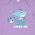 thumbnail image 4 of Inktastic My Great Aunt Loves Me with Cute Sharks Boys or Girls Baby Bodysuit, 4 of 5