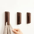 thumbnail image 4 of Pavo 1Pc Creative Solid Wood Clothes Hook Door Back Hook Rack Punch-free Wall Hanger, 4 of 7