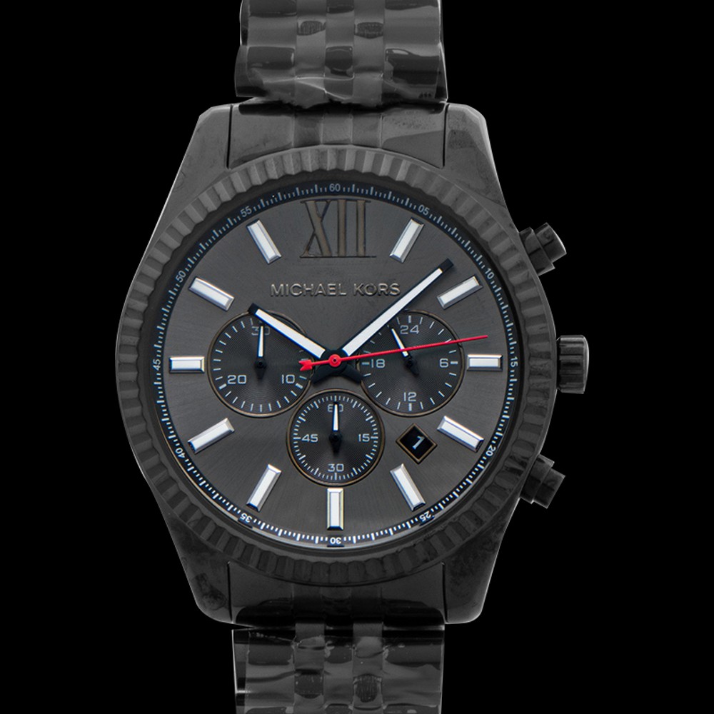 Michael Kors Men's Lexington MK8320 Black Stainless-Steel Quartz