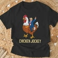 thumbnail image 1 of Chicken Jockey Meme T-Shirt-L, 1 of 2