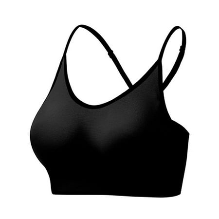 

Women Sports Lingerie Tank Wireless Cami Bra Women Girl Traceless Sports Bra Seamless Wild Bra No-rim Fitness Yoga Bra