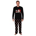 thumbnail image 3 of Funny Soccer Santa Matching Christmas Pajamas Family And Dog, Top And Bottoms With Pockets, Extended Sizes, 3 of 7