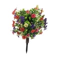 thumbnail image 2 of Bola de topiario de flores artificiales con estaca realista arbustos plantas para el césped patio interior de de porche, 2 of 9