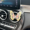 thumbnail image 2 of 3D Embroidered Butterfly Car Decorations, Adhesive Wing Waving Butterfly Ornaments for Women Girls, Interior Dashboard Accessories for Car & Home, 2 of 9