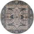 thumbnail image 1 of Ahgly Company Indoor Round Mid-Century Modern Rosy Brown Pink Oriental Area Rugs, 4' Round, 1 of 6