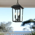 thumbnail image 2 of Elegant Lighting Riggs 8 x 15 inch Outdoor Pendant in Black, 2 of 9