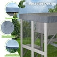 thumbnail image 6 of Seizeen 70’’H Catio for Outdoor, Solid Wood Cat House Enclosure, Indoor Pet Cage w/6 Jumping Platforms & 2 Napping Houses, Weatherproof Roof, 6 of 9
