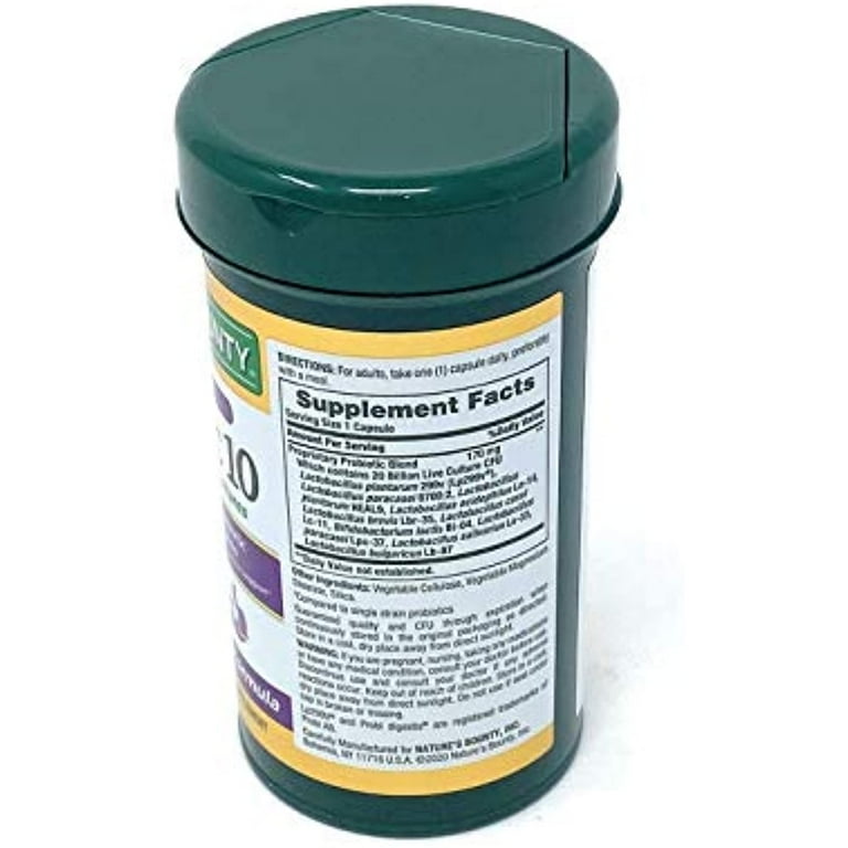 Nature's Bounty Probiotic 10 Ultra Strength 20 Billion Live