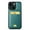 Green, variant on Allytechgroup Case for iPhone 13 with Detachable Cards Holder, RFID Blocking 2 In 1 Wallet Case with Kickstand Shockproof Back Cover Shell for iPhone 13, Black