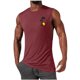 thumbnail image 1 of Camiseta sin mangas de cuello redondo para hombre, jersey deportivo de alta elasticidad, cuello redondo, sin mangas, ropa deportiva para hombre musculoso, camiseta sin mangas de algodón para hombre, 1 of 5