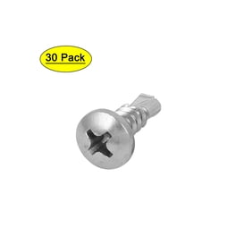 Uxcell M3.5x25mm Phillips Flat Head Self-Tapping Screws - Black Zinc Plated, 25 Pack 6 thumbnail image