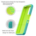 thumbnail image 4 of Xhy Samsung Galaxy A03s Case with Privacy Screen Protector + Belt Clip Holster Heavy Duty Hard Shockproof Armor Protector phone Case Cover (Green+Yellow), 4 of 8