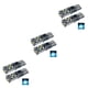 thumbnail image 4 of Riwesomey 2 uds luz de estacionamiento de coche 6000-6500k T10 bombilla de lectura de coche 5W LED lámpara de matrícula, azul hielo Type1 NO1 Riwesomey CBP175597, 4 of 6