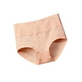 thumbnail image 4 of Qarigey Ropa interior de mujer Bragas de algodón de cintura alta Chica Embarazada Calzoncillos elásticos de color sólido, Rojo, L Prendas para la parte inferior del cuerpo Camarón 3XL, 4 of 6