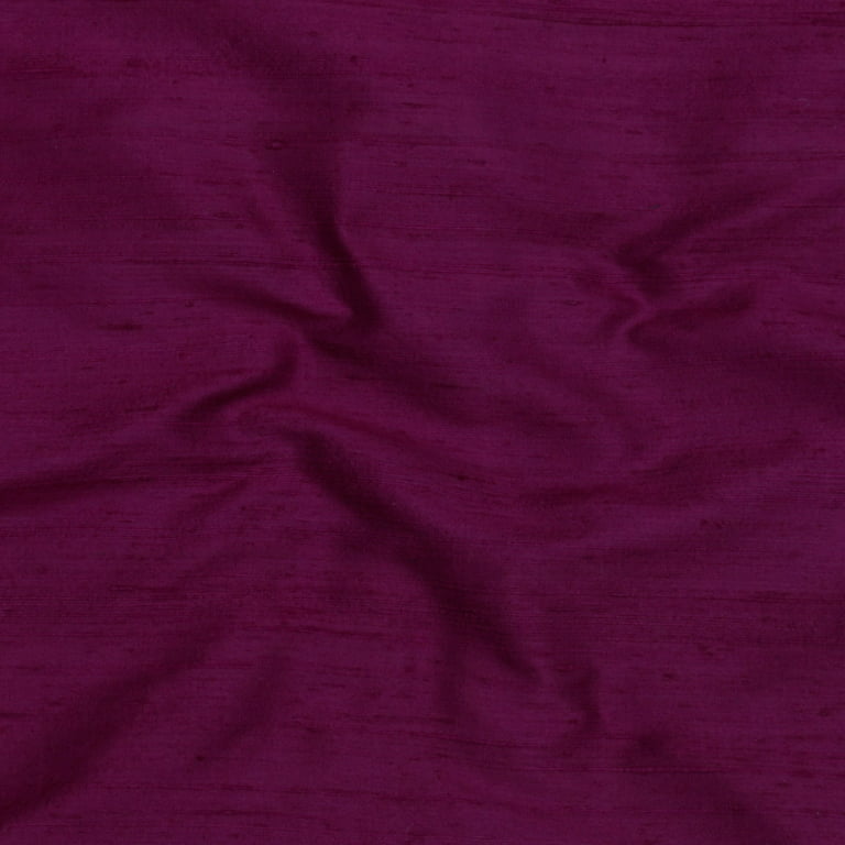  Fabric Mart Direct Deep Red 100% Pure Silk Fabric by The Yard,  41 inches or 104 cm Width, 1 Continuous Yard Red Silk Fabric, Pure Silk  Dupioni Bridal Dress Fabric, Upholstery