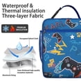 thumbnail image 2 of Gaming Lunch Box Insulated Lunch Bag Box Women Men Reusable Cute Meal Bag for Students Cooler Tote Bag Lunchbox for Office School Picnic, 2 of 6