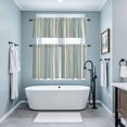 thumbnail image 4 of Abstract Pattern Kitchen Curtains Valances and Tiers Set of 3 Colorful Stripes Modern Style Retro Tier Curtains and Valance with Rod Pocket for Small Windows, 27.5"x24", 4 of 9