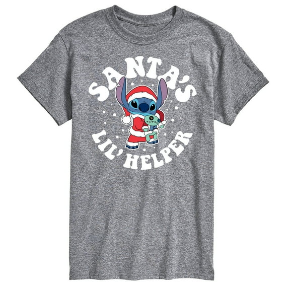 Lilo & Stitch - Santas Lil Helper - Men's Short Sleeve Graphic T-Shirt