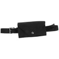 thumbnail image 6 of PU Black Mini Belt Phone Bag Envelope Waist Pack for Women Small Belt Phone Purse, 6 of 8