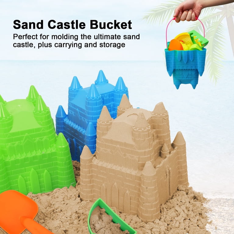 Toy Life 9-Piece Beach Sand Toy Set with Mesh Bag photo 5