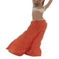 thumbnail image 2 of Jupes d'Été Fluides avec Cordon de Serrage Taille Haute pour Femmes, 2 of 6