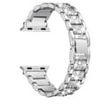 thumbnail image 4 of BXUXOHS (1/2Pack)  Bling Solid Stainless Steel Band for Apple Watch Bands and Case 38mm 40mm 41mm 44mm 45mm 42mm for Women, Link Metal Band with 
Cover Bumper for iWatch Series 8 7 SE 6 5 4 3 2 1, 4 of 15