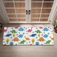 thumbnail image 2 of Dinosaur and Tree Pattern Door Rugs,Washable Non Slip Door Mats Indoor,Decorative Door Mats,Entry Mat Indoor for Entrance,Bedroom,Kitchen,Bathroom,16"x47", 2 of 6