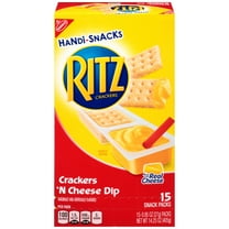 Nabisco Handi-Snacks Ritz Crackers 'N Cheesy Dip, 0.95 Oz., 15 Count