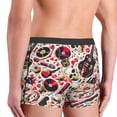 thumbnail image 4 of Rateoe Guitar Skull rock Mens Boxer Briefs Poly Spandex Performance Boxer Briefs Underwear Hem Boxer Briefs - Small, 4 of 8