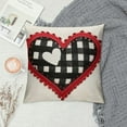 thumbnail image 2 of JEUXUS Valentine's Day Throw Pillow Covers,Wedding Cushion Case Decoration for Sofa Couch, 2 of 5