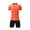 Orange, variant on ATOGUTA Soccer Clothes for Boys Size 4-16 Years Athletic Shorts and Performance T-Shirt Crew Neck Boy Clothes Set, Summer Kids Outfit Red