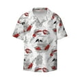 thumbnail image 6 of Kdxio Men's Hawaiian Shirt for Men Short Sleeve Shirt Koi Fish Summer Casual Holiday Beach Button Down T-Shirts, 6 of 7