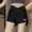 Black, variant on Women's Maternity Shorts Adjustable Cross Waist Pregnancy Lounge Workout Running Pajama Sleep Shorts Gray L