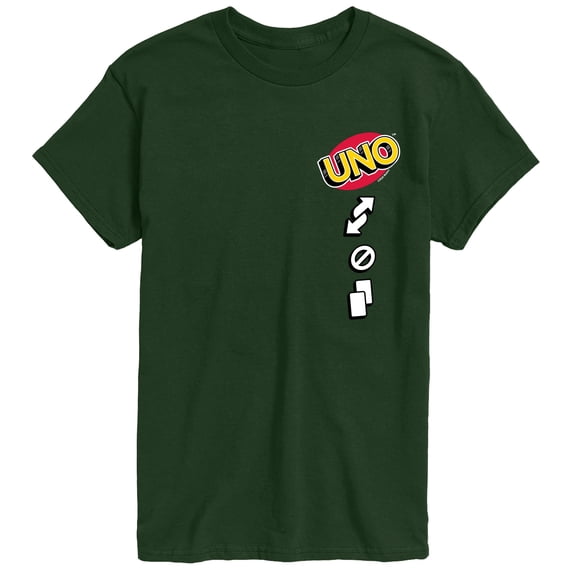 Uno - Logo & Icons - Men's Short Sleeve Graphic T-Shirt