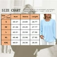 thumbnail image 3 of TEMOFON Women Long Sleeve T Shirts Pleated Chiffon Tunic Tops Crewneck Puff Sleeve Blouses Solid Color Loose Shirts for Women, 3 of 3