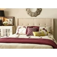 thumbnail image 2 of Linon Lakegrove Button Tufted Wingback Full or Queen Headboard, Natural Linen Fabric, 2 of 5