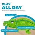 thumbnail image 3 of Outward Hound Xtreme Seamz Alligator Squeaky Dog Toy - Reinforced Dense Stuffing Plush Toy, 3 of 6