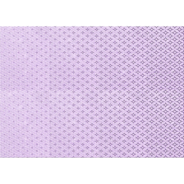 Ahgly Company Machine Washable Indoor Rectangle Transitional Bright Lilac Purple Area Rugs, 8' x 12'