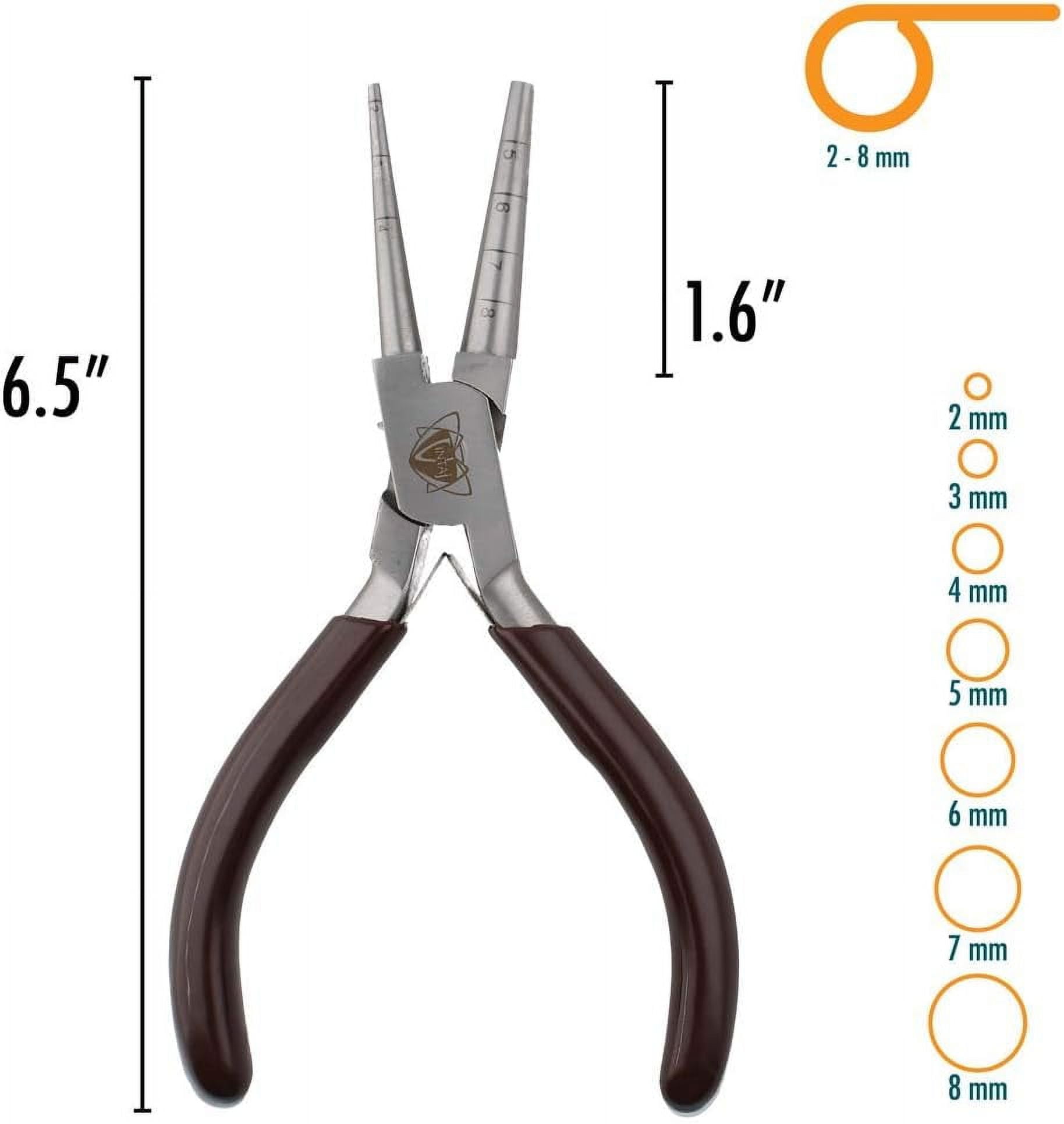 The Beadsmith - Vintaj Loop Making Pliers, 2-8mm Loops