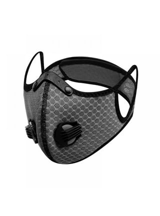 Kalgaden Clear Face Shield Masks, Soft Rubber Edging Transparent Face Masks with Detachable Flter, Ultra Protective Visible Breathable Anti-Fog