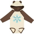 thumbnail image 3 of Inktastic Icy Blue Winter Snowflake Boys or Girls Long Sleeve Baby Bodysuit, 3 of 5