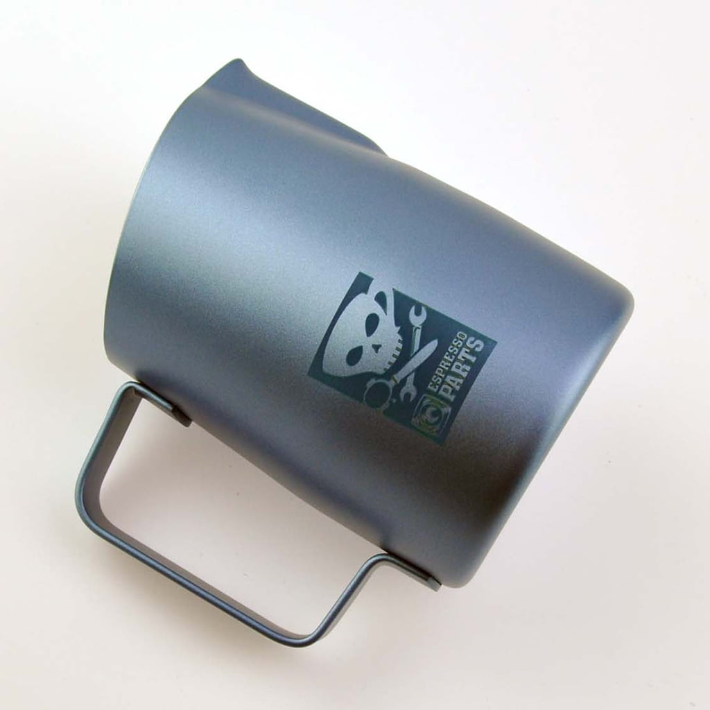 Fiocias Milk Frothing Steam Pitcher 700ml Metal Espresso Latte Art Coffee Gray 700ml Gray