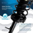 thumbnail image 4 of Detroit Axle - Front Quick Struts with Coil Spring Assembly Replacement for 2000 2001 2002 2003 2004 2005 Ford Focus Excludes SVT, 4 of 5