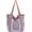 Pink, variant on Knitted Shouder Bags for Women Crochet Handbag Colorful Summer Totes Oversized Hobo Bag Woven Top Handle Purse