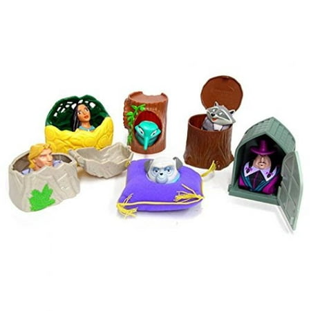 Pocahontas Hide n Seek Peek A Boo Burger King Toys Full Set of
