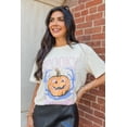 thumbnail image 6 of Fun and Festive Halloween Tee - White Pumpkin Print with Round Neck | [ZhiHiMeRi] | (US 12-14)L, 6 of 7