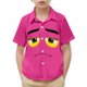 thumbnail image 1 of Las Niñas Serán Niñas Bruja Camisa Linda Impresión con Bolsillo Camisa de Manga Corta Casual para los Niños Camisa de Vestido de Manga Corta, 1 of 8