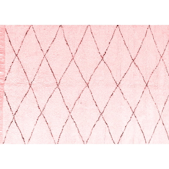 Ahgly Company Machine Washable Indoor Rectangle Solid Red Modern Area Rugs, 5' x 7'